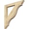 Ekena Millwork Funston Traditional Rough Sawn Bracket, Douglas Fir, 4"W x 38"D x 38"H BKT04X38X38FST01RDF - alternate 1